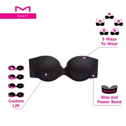 Maidenform® Love The Lift® Custom Lift Strapless Demi Bra 9417 -sports bra shop 1361256 ALT6