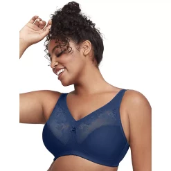 Glamorise Full-Figure MagicLift Wire-free Minimizer Support Bra 1003 -sports bra shop 1487588 ALT2