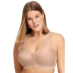 Plus Size Glamorise Full-Figure MagicLift Front Close Posture Back Support Bra 1265