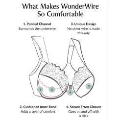 Plus Size Glamorise Full-Figure Wonderwire Front Close Bra 1245 11 Plus Size Glamorise Full-Figure Wonderwire Front Close Bra 1245 -sports bra shop 1489081 ALT5