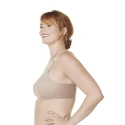 Warners No Side Effects® Underarm-Smoothing Comfort Wireless Lightly Lined T-Shirt Bra 1056 -sports bra shop 1592753 ALT2