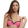 Jezebel Bra Promise Satin Lace Plunge Push-Up - 14066