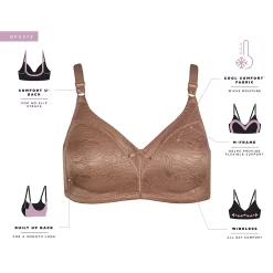 Bali® Double Support Spa-Closure Comfort-U Wireless Full-Figure Bra 3372 -sports bra shop 233769 ALT98