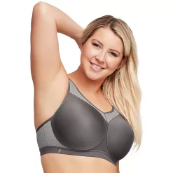 Plus Size Glamorise Full-Figure High-Impact Wonderwire Sports Bra 9066 -sports bra shop 2525930 ALT2