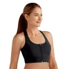 Amoena Bra: Medium-Impact Zip-Front Sports Bra 44070