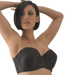 Carnival Bras: Full-Figure Lace Strapless Bra 123