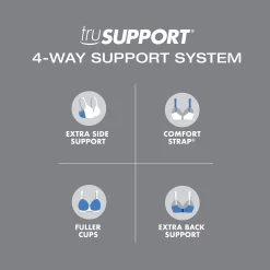 Playtex® Bras: 18 Hour Posture Boost Full-Figure Wire Free Front Closure Bra USE525 10 Playtex® Bras: 18 Hour Posture Boost Full-Figure Wire Free Front Closure Bra USE525 -sports bra shop 2918406 ALT97