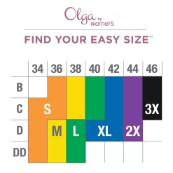 Olga® By Warner's® Easy Does It No Bulge Seamless Wireless Bra GM3911A -sports bra shop 3358176 ALT99