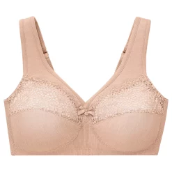 Plus Size Glamorise Full-Figure MagicLift Moisture Control Wireless Bra 1064 -sports bra shop 3440751 ALT3
