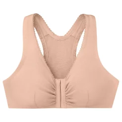 Plus Size Glamorise Full-Figure Complete Comfort Wire-free Cotton T-Back Bra 1908 -sports bra shop 3492477 ALT3