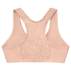 Plus Size Glamorise Full-Figure Complete Comfort Wire-free Cotton T-Back Bra 1908 -sports bra shop 3492477 ALT4