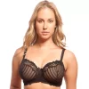 Lunaire Bra: Barbados Lace-Trim Mesh Full-Figure Demi Bra 15211