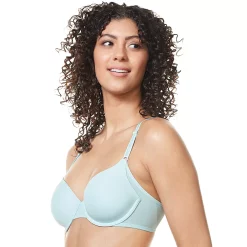 Warners No Side Effects® Underarm-Smoothing Comfort With Breathable Mesh Underwire Lightly Lined T-Shirt Bra RA3471A -sports bra shop 4153444 ALT2