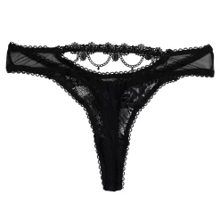 Oh La La Cheri Unlined Balconette Bra, G-String & Garter Belt Set 41-10690 -sports bra shop 4298752 ALT3