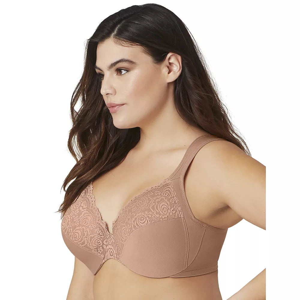 Plus Size Glamorise Full-Figure Wonderwire Back Close Bra 1240 2 Plus Size Glamorise Full-Figure Wonderwire Back Close Bra 1240 - Image 2