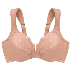 Plus Size Glamorise Full-Figure Wonderwire Back Close Bra 1240 8 Plus Size Glamorise Full-Figure Wonderwire Back Close Bra 1240 -sports bra shop 4300647 ALT3