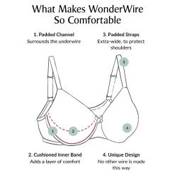 Plus Size Glamorise Full-Figure Wonderwire Back Close Bra 1240 10 Plus Size Glamorise Full-Figure Wonderwire Back Close Bra 1240 -sports bra shop 4300647 ALT5