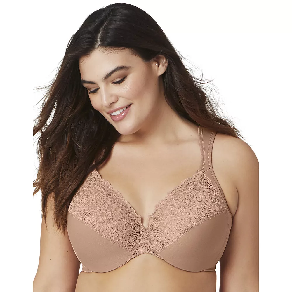 Plus Size Glamorise Full-Figure Wonderwire Back Close Bra 1240 1 Plus Size Glamorise Full-Figure Wonderwire Back Close Bra 1240