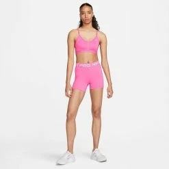 Nike Dri-FIT Indy Light Support Padded V-Neck Sports Bra -sports bra shop 4889038 ALT2