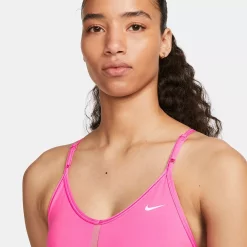 Nike Dri-FIT Indy Light Support Padded V-Neck Sports Bra -sports bra shop 4889038 ALT3