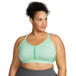 Plus Size Nike Dri-FIT Indy Light-Impact V-Neck Sports Bra