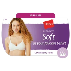 Hanes Ultimate® Soft Wireless Convertible T-Shirt Bra HU03 6 Hanes Ultimate® Soft Wireless Convertible T-Shirt Bra HU03 -sports bra shop 5031405 ALT4