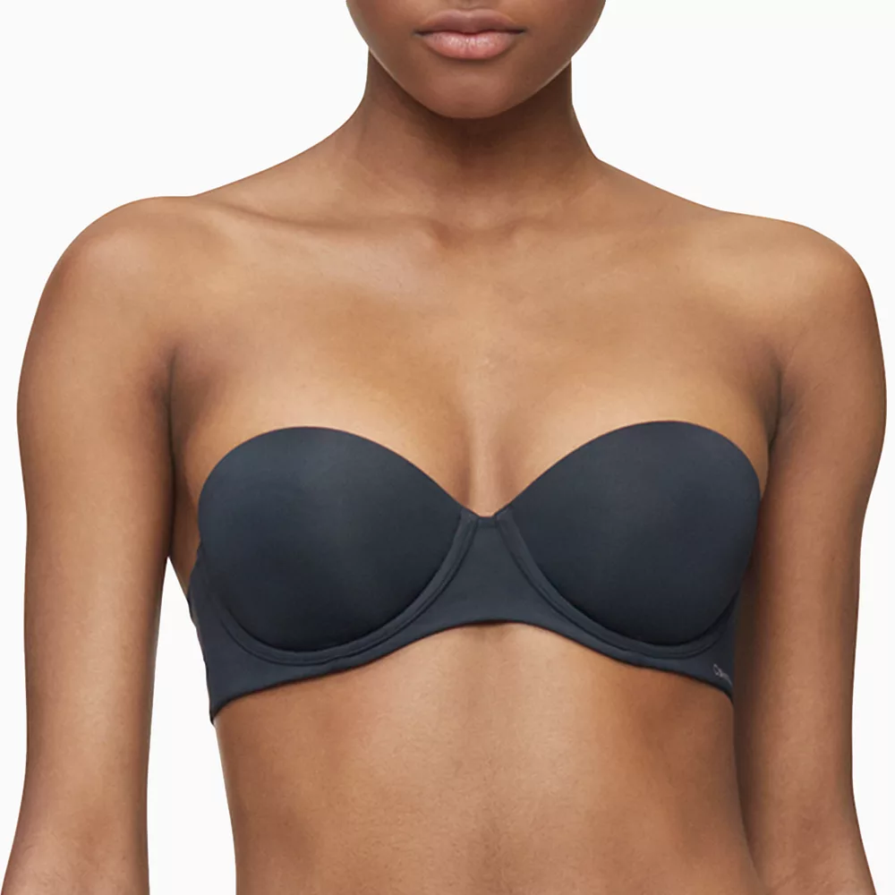 Calvin Klein Perfectly Fit Strapless Push Up Bra QF5677 1 Calvin Klein Perfectly Fit Strapless Push Up Bra QF5677