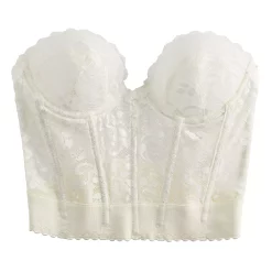 Carnival Bras: Lace Low Plunge Strapless Longline Bra 213 -sports bra shop 5201297 ALT5