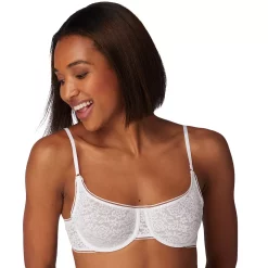 Maidenform® Pure Comfort® Stretch Lace Demi Underwire Bra DM202C