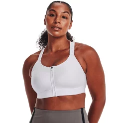 Under Armour Infinity Zip-Front High-Impact Sports Bra -sports bra shop 5556491 ALT3