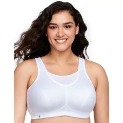 Plus Size Glamorise Full-Figure No-Bounce Camisole Wireless Sports Bra 1066