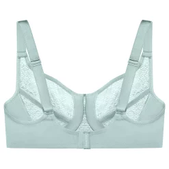 Glamorise Full Figure Lace Comfort Wonderwire Underwire Bra 9855 -sports bra shop 5904784 ALT3