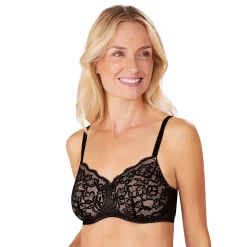 Amoena Kyra Padded Wireless Full Coverage Lace Mastectomy Bra 45030