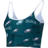 Unbranded Women's Concepts Sport Midnight Green/White Philadelphia Eagles Breakthrough Allover Knit Sports Bra