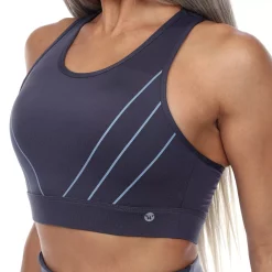 WM Fashion Women's Cut Out Back Mesh Sports Bra -sports bra shop 6080830 ALT3